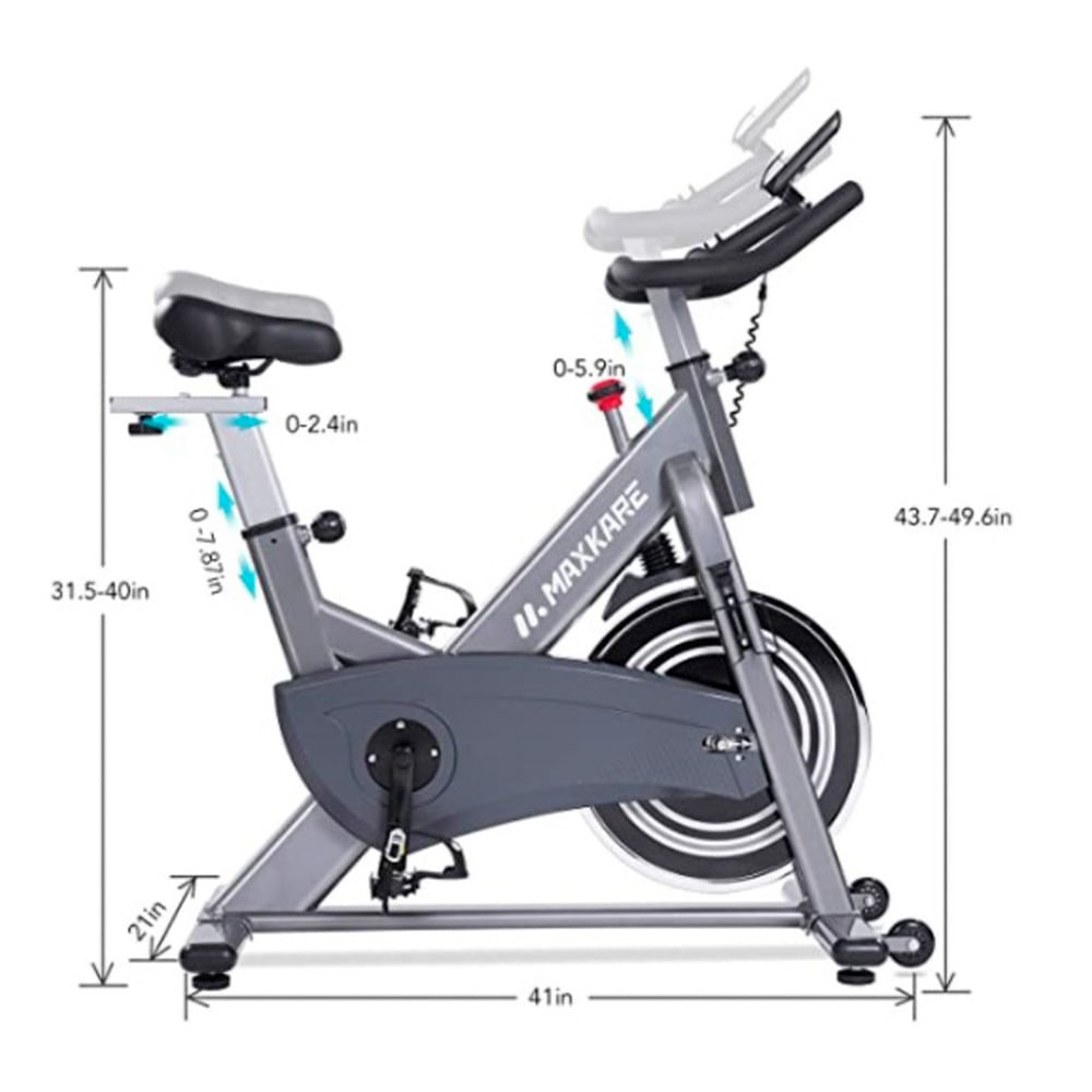 Imagen 2 del producto Bicicleta de spinning Active Life MAX 100 resistencia magnética, máx. 136 kg