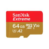 Micro SDHC Sandisk Extreme Clase 10 U3 64GB 160MB/s