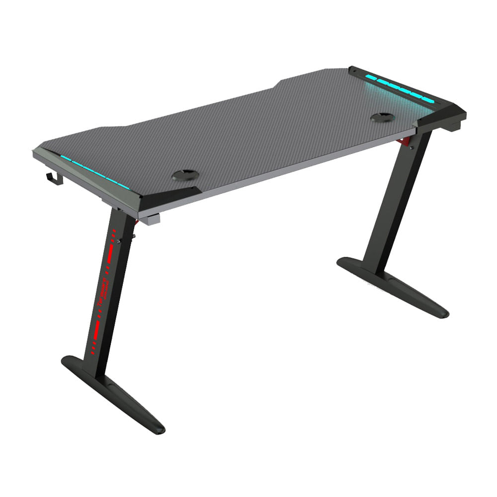 Imagen 2 del producto Mesa gaming Coolbox Teraware luces RGB, 120 x 60 x 73 cm