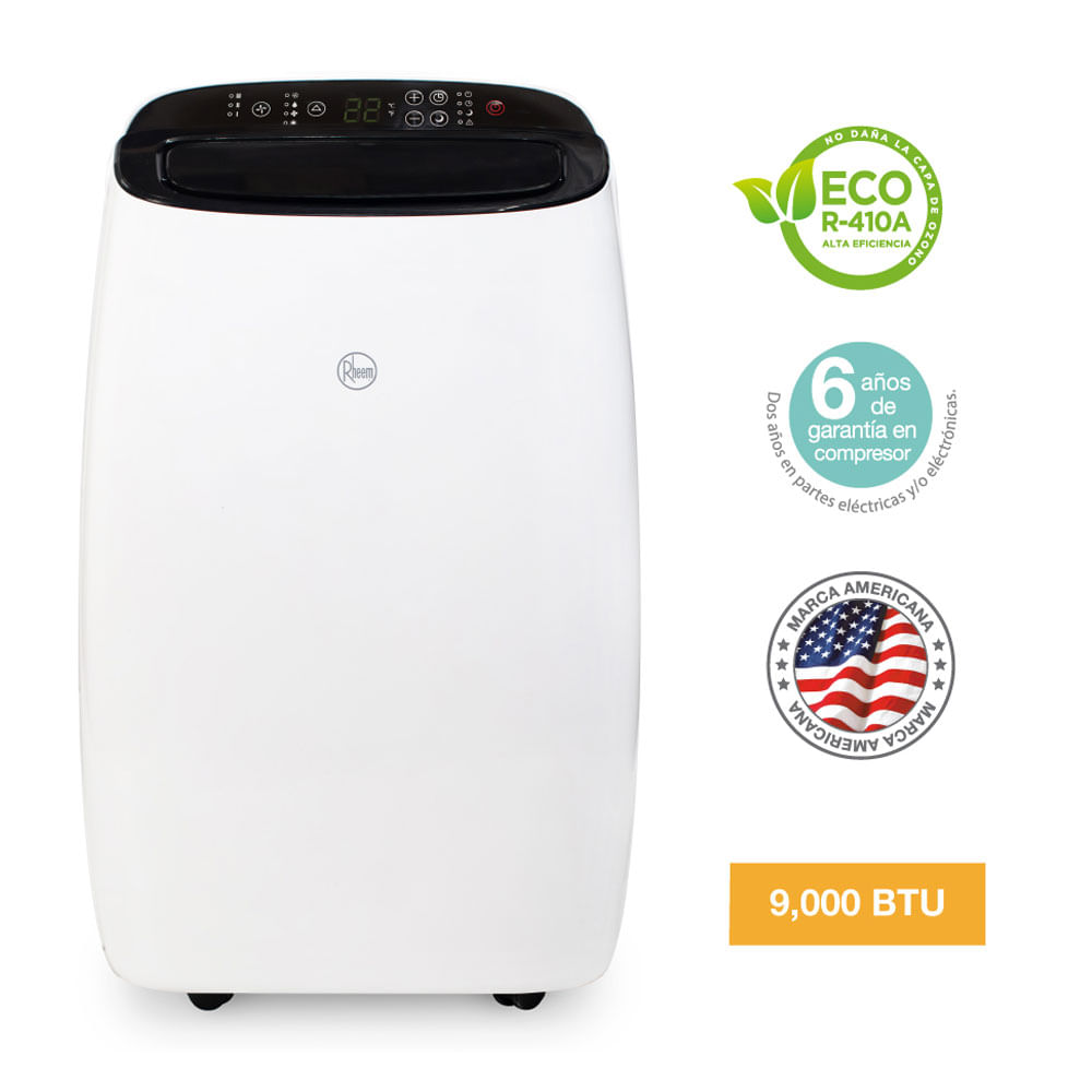 Imagen 2 del producto Aire acondicionado Rheem RPAP-9K portátil 9000 btu