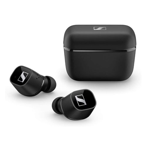 Audífonos bluetooth True Wireless Sennheiser CX400 cancelación de ruido, duración máx. 20 horas con estuche de carga, negro