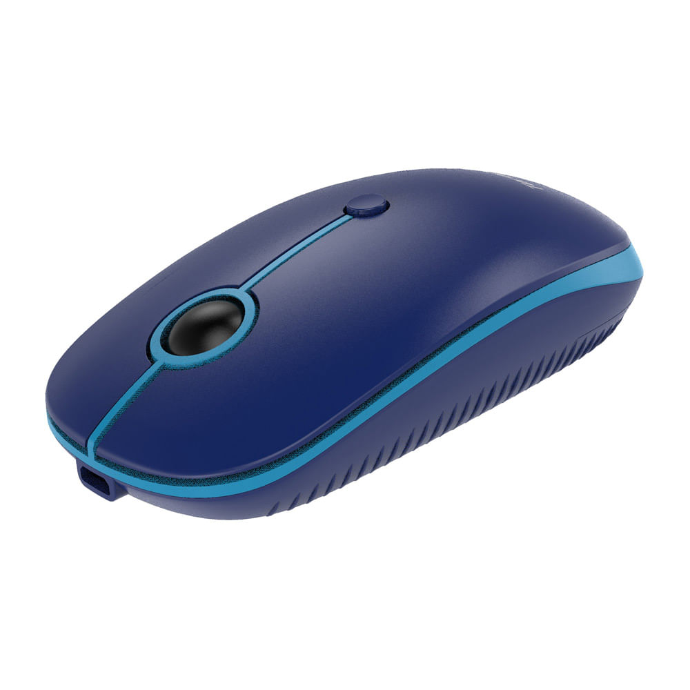 Imagen 2 del producto Mouse inalámbrico Coolbox Teraware, interfaz usb, 800/1200/1600 dpi, 4 botones, recargable, azul