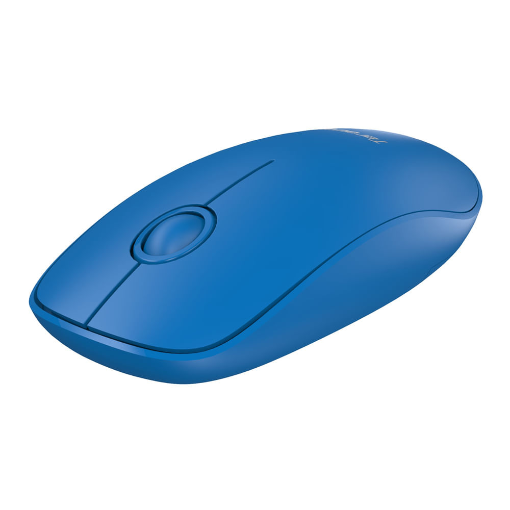 Imagen 2 del producto Mouse inalámbrico Coolbox Teraware silencioso, bluetooth, 1600 dpi, 3 botones, usa pilas, celeste