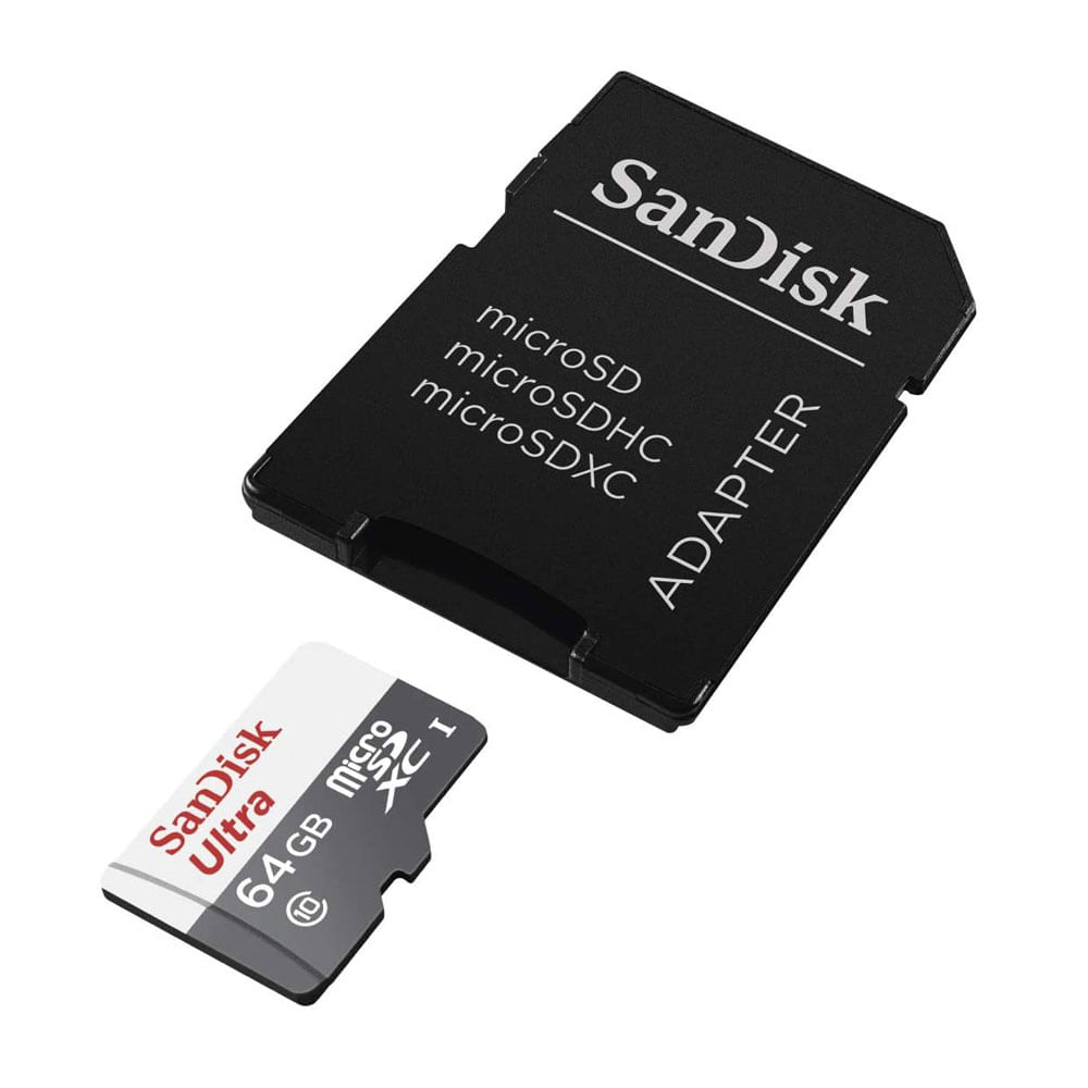 Imagen 2 del producto Micro SDXC con adaptador Sandisk Clase 10 64GB 80MB/s