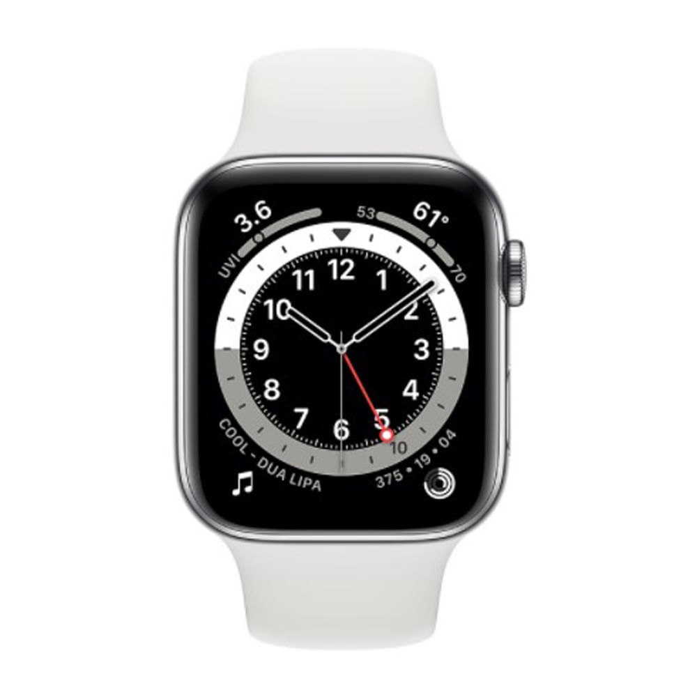 Imagen 1 del producto Smartwatch Apple Watch Series 6 gps, resistente al agua, modos deportivos, máx. 18 horas, 1.76"", blanco