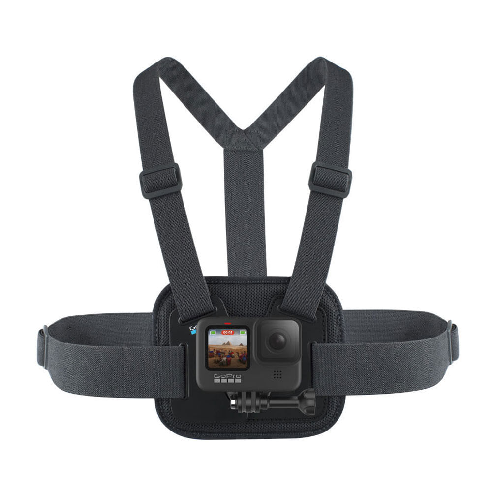 Arnés con soporte para pecho GoPro, compatible con Hero 13 y posteriores , negro