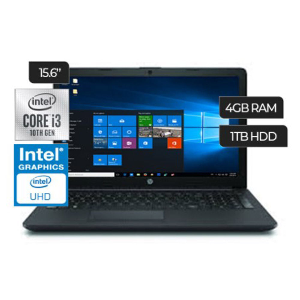 Imagen 2 del producto Laptop HP 250 G7 15.6"" Intel Core i3 10ma Gen, 1TB, 4GB RAM