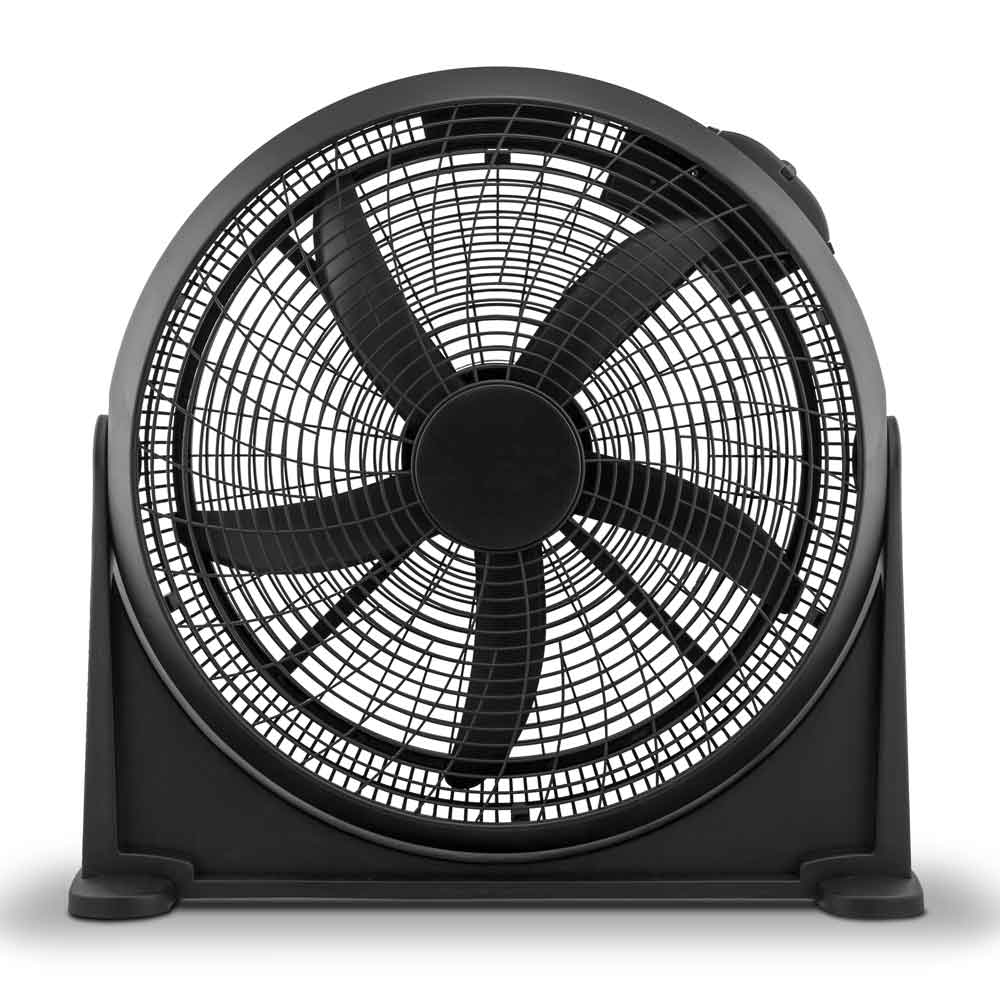 Ventilador Westminster 130W, 50cm, 3 velocidades, negro