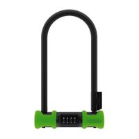 Candado en U Abus Ultra Combo 410/170HB230, clave de 4 dígitos, verde
