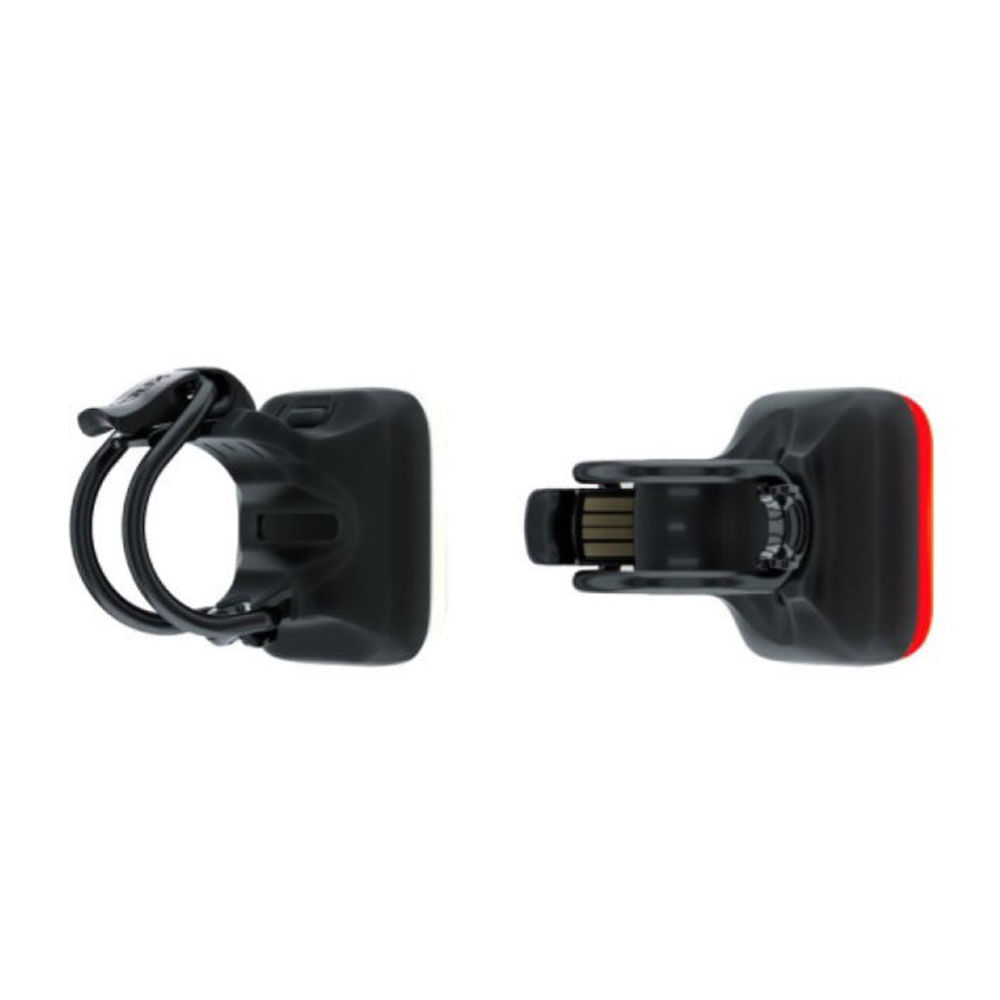 Imagen 2 del producto Pack luz delantera y posterior Knog Blinder X hasta 200 lúmenes/hasta 100 lúmenes, luces blanco/rojo, recargable USB
