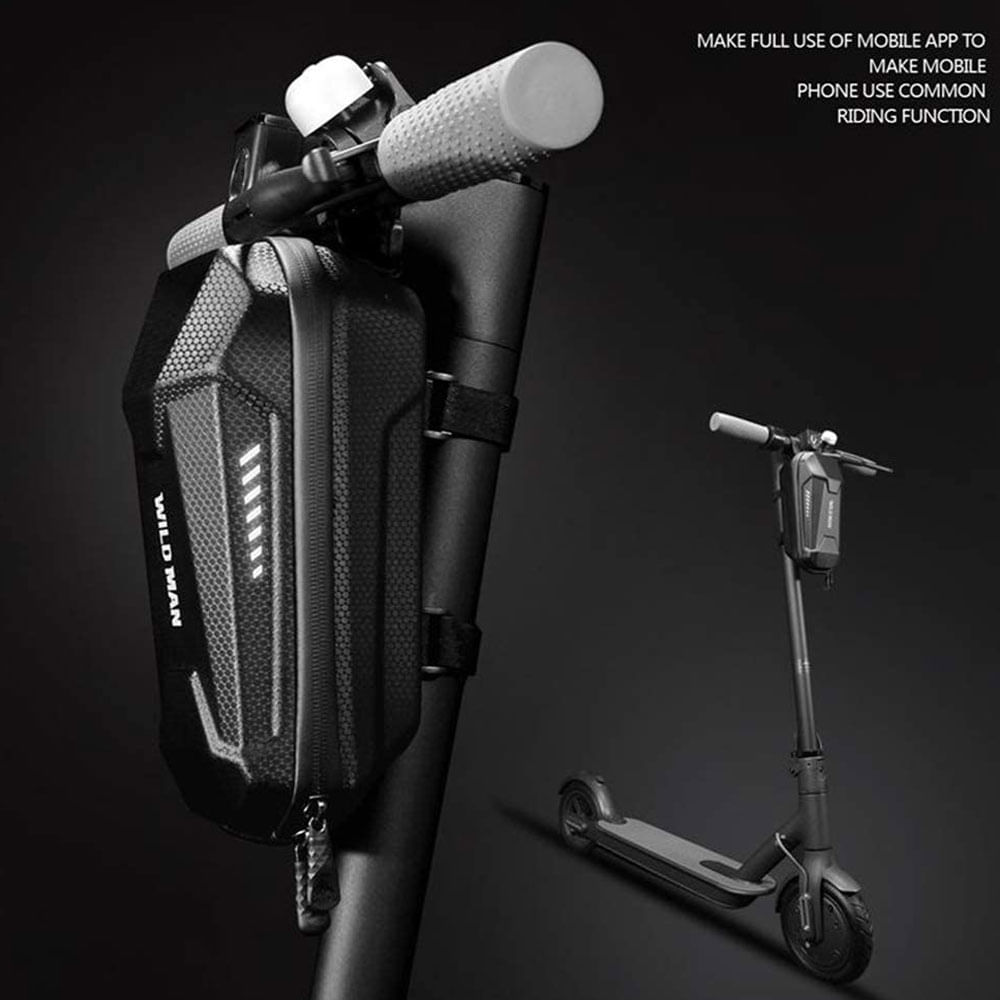 Imagen 2 del producto Bolso para scooter/bicicleta Wildman impermeable, 2 litros, correas ajustables y cierre