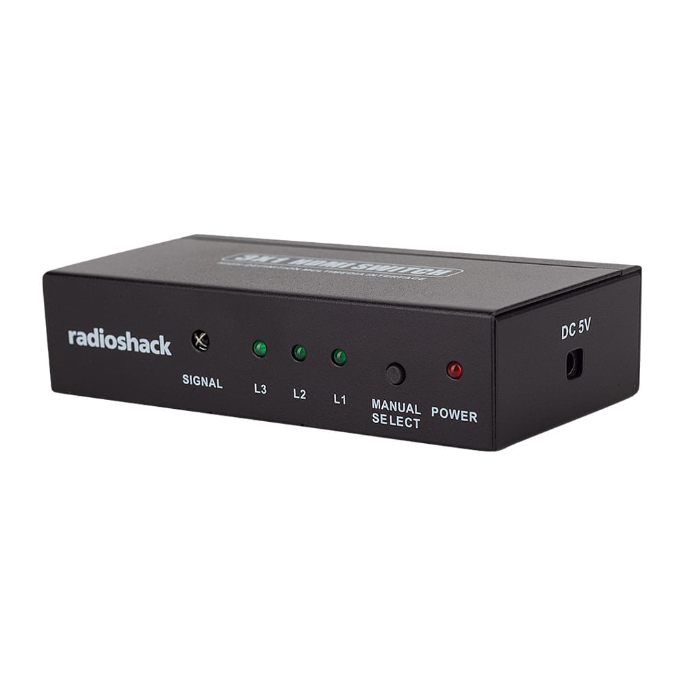 Switch HDMI Radioshack 3X1 puertos 3D
