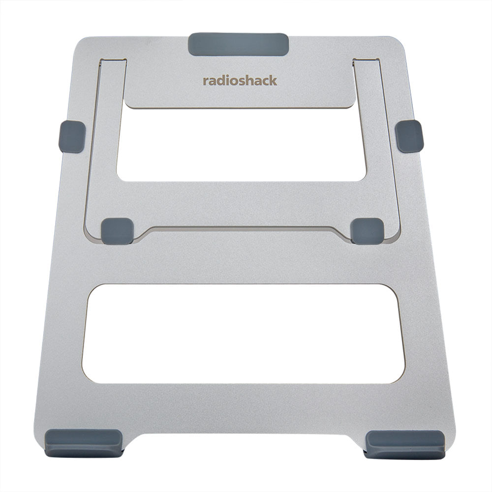 Imagen 2 del producto Soporte para laptop Radioshack portátil universal, ergonómico, aluminio, postura fija