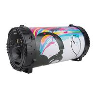 Parlante bluetooth Izuum con subwoofer, led, máx. 2 horas