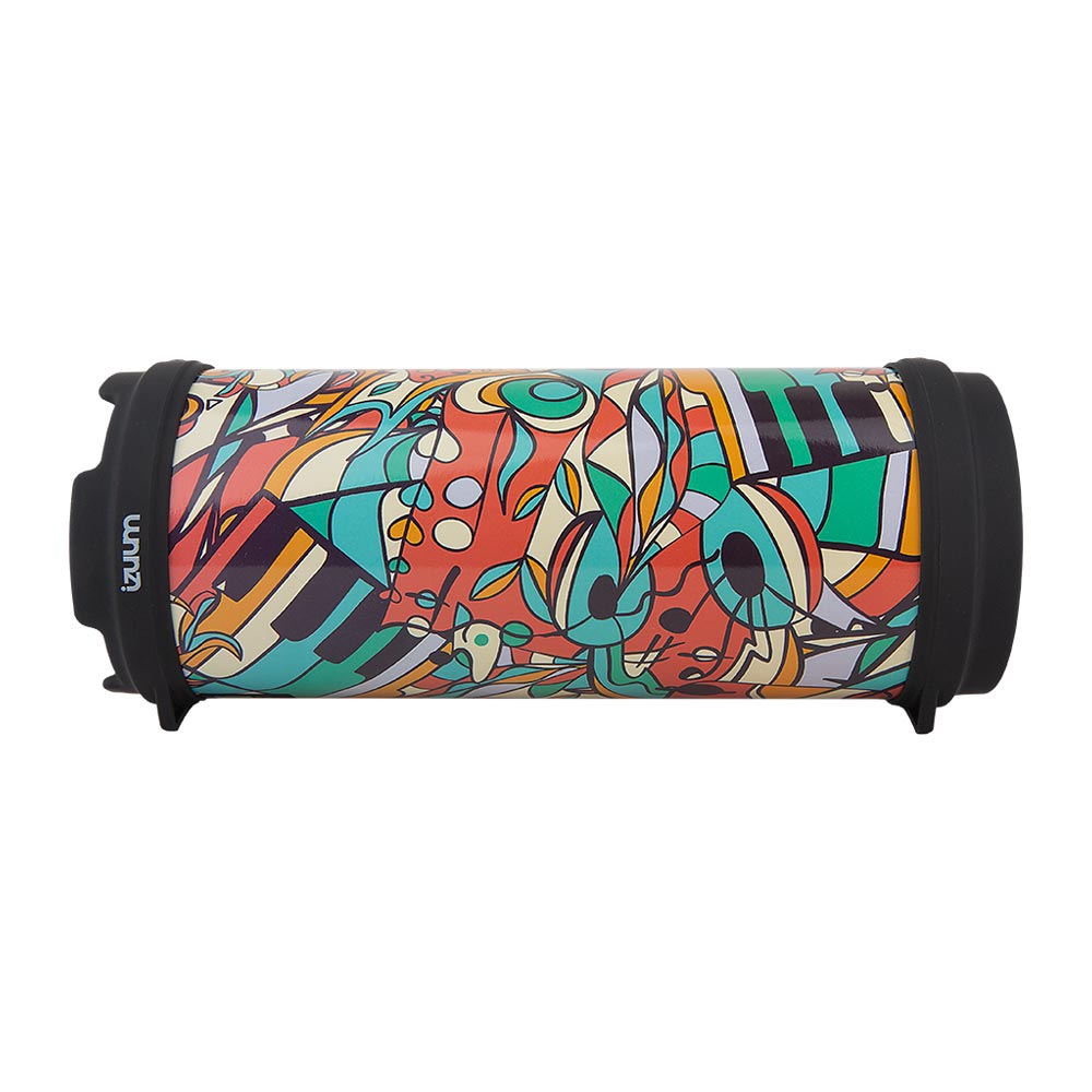 Imagen 2 del producto Parlante bluetooth Coolbox con subwoofer, batería recargable, grafiti multicolor