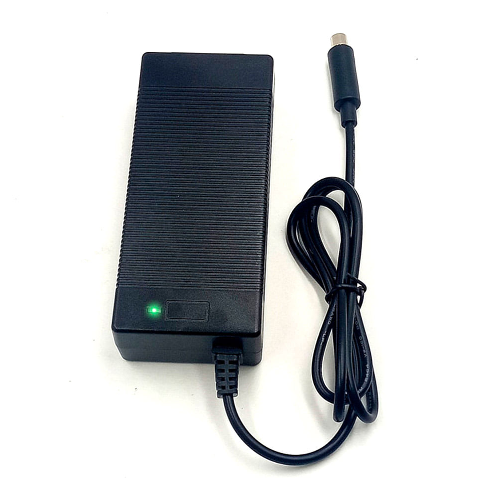 Imagen 2 del producto Cargador genérico para scooter/bicicleta eléctrica New Image 42V 2A, enchufe plano, luz indicadora de carga