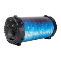 Parlante bluetooth Izuum con subwoofer, led, máx. 2 horas