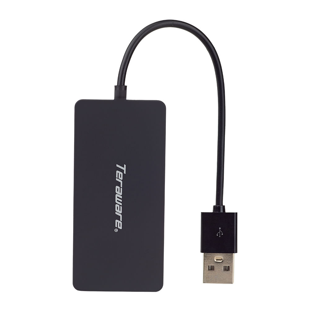 Imagen 2 del producto Hub Coolbox Teraware conector usb a 4 puertos usb 2.0, negro