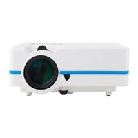 Mini proyector multimedia portátil Westminster 1500 lúmenes, 200"", HDMI y USB, Android integrado, blanco