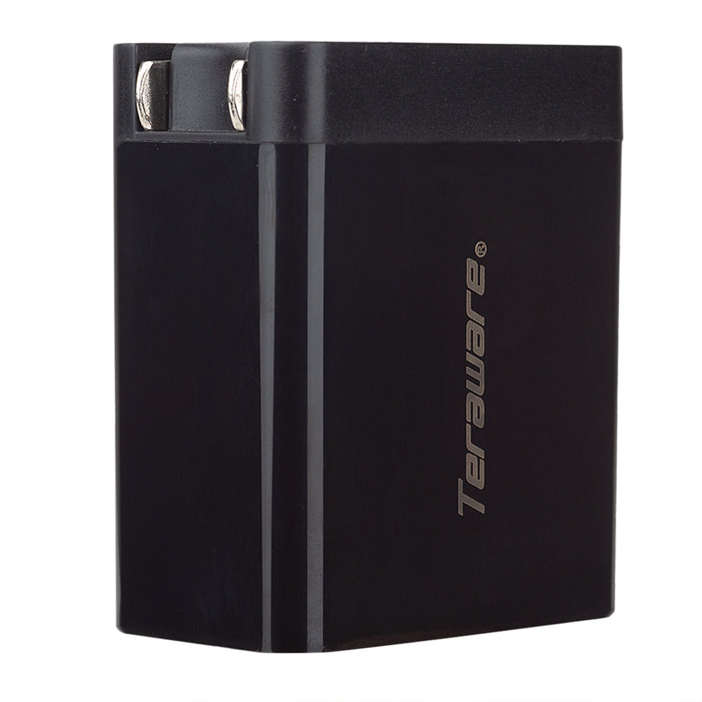 Imagen 2 del producto Cargador de pared Coolbox Teraware, 3 puertos usb, 2.4A, QC 3.0, carga rápida, negro