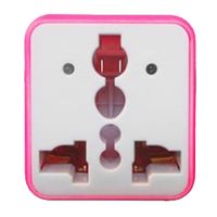 Adaptador universal de viaje Coolbox rosado