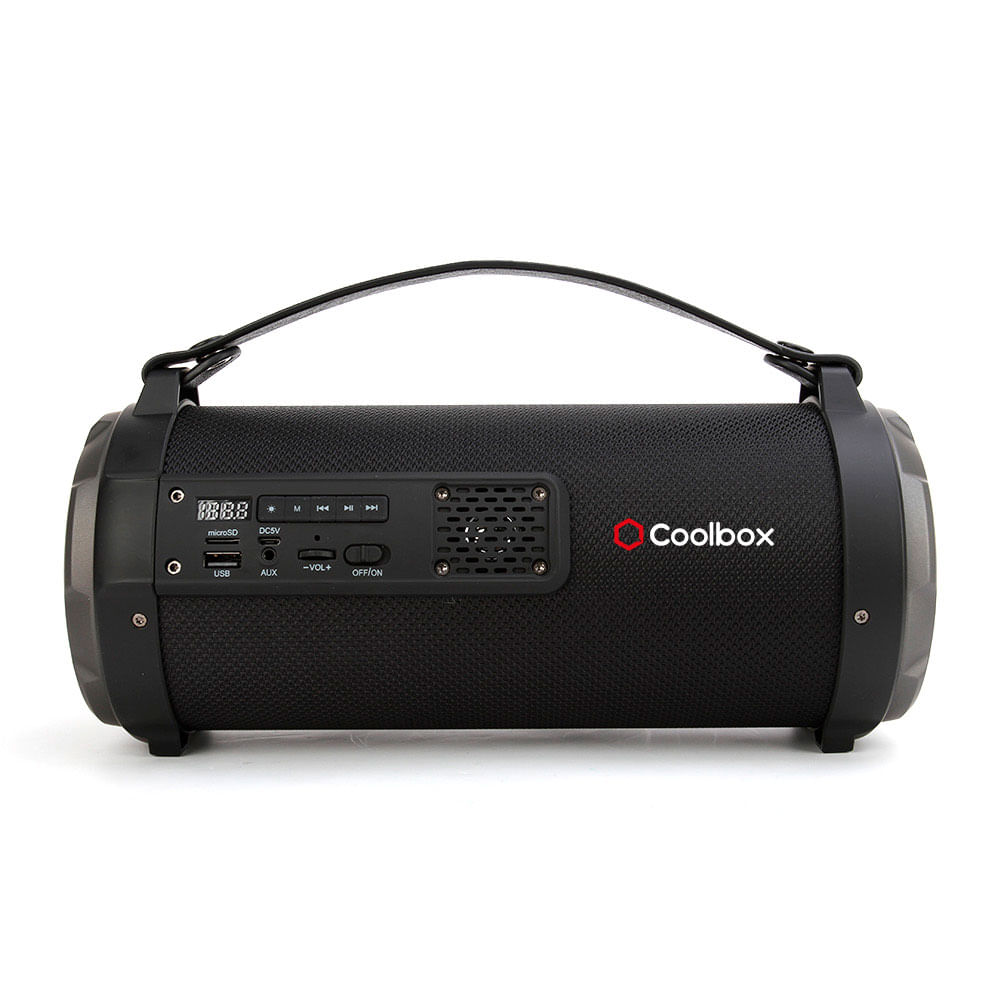 Imagen 2 del producto Parlante bluetooth Coolbox Bazooka con asa, led, máx. 2 horas