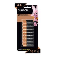 Pilas alcalinas Duracell AA x16