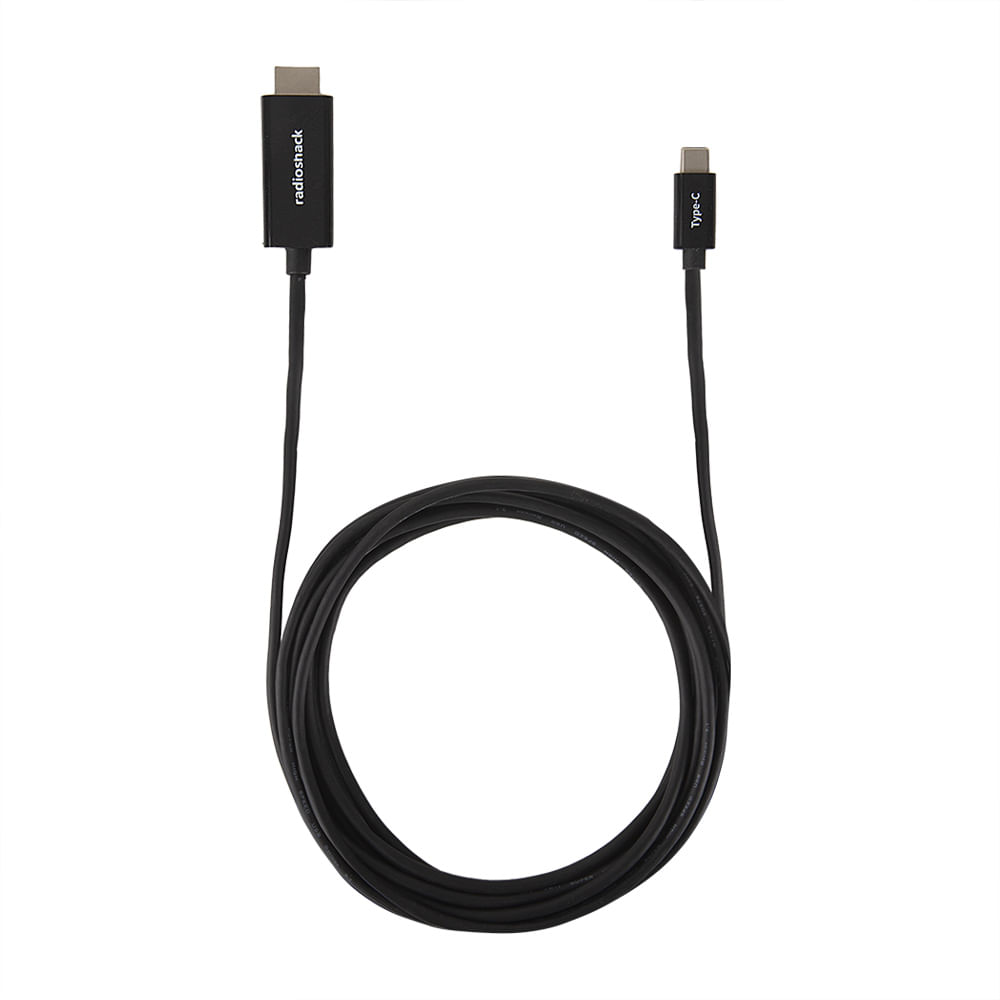 Imagen 2 del producto Cable tipo C a HDMI Radioshack 4K, macho a macho 4.5 m