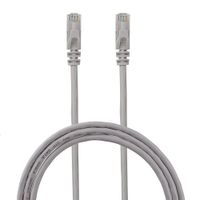 Cable de red Radioshack Cat6, conector RJ45, 7.6 metros, gris