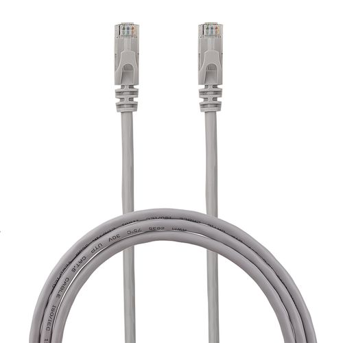 Cable de red Radioshack Cat6, conector RJ45, 7.6 metros, gris