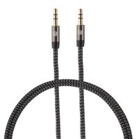 Cable trenzado Radioshack 3.5 mm, macho a macho, 0.9 m