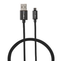 Cable micro usb a usb Coolbox nylon reforzado 1 m negro