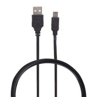 Cable conector Radioshack de usb a mini usb, 1.8 metros, negro