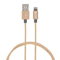 Cable lightning a usb Coolbox GMobile metal 30 cm dorado