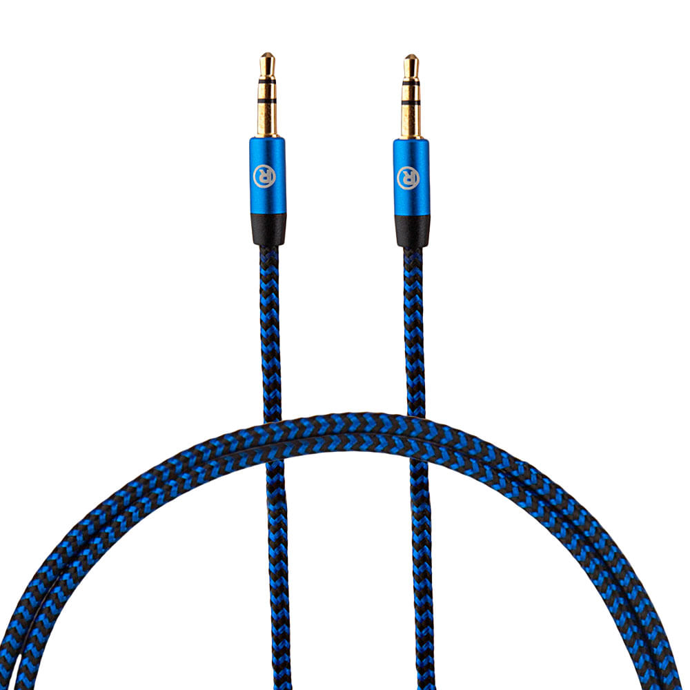 Imagen 1 del producto Cable trenzado Radioshack 3.5 mm, macho a macho, 91.4 cm
