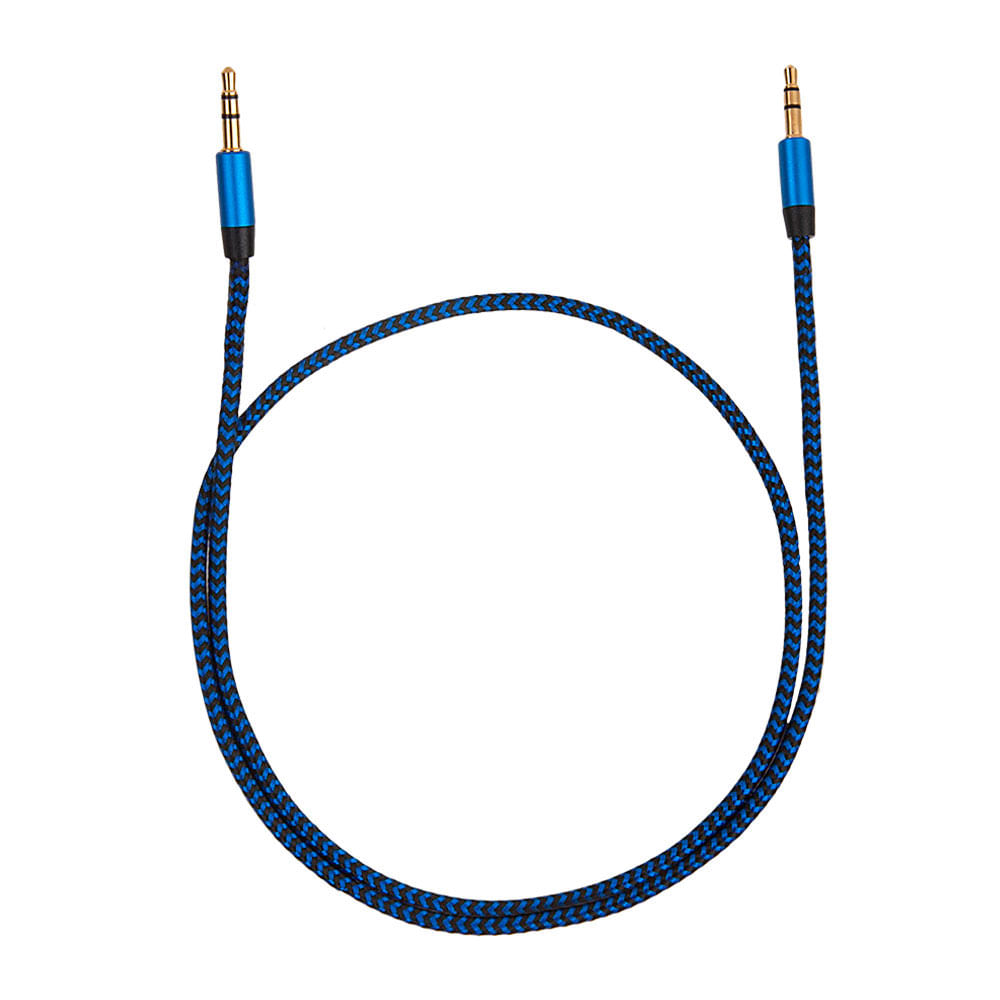 Imagen 2 del producto Cable trenzado Radioshack 3.5 mm, macho a macho, 91.4 cm