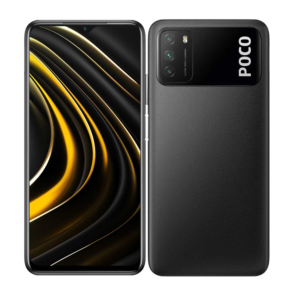 Imagen 2 del producto Celular Xiaomi Poco M3 128GB, 4GB RAM, cámara trasera 48MP, y frontal 8MP, 6.53"" negro