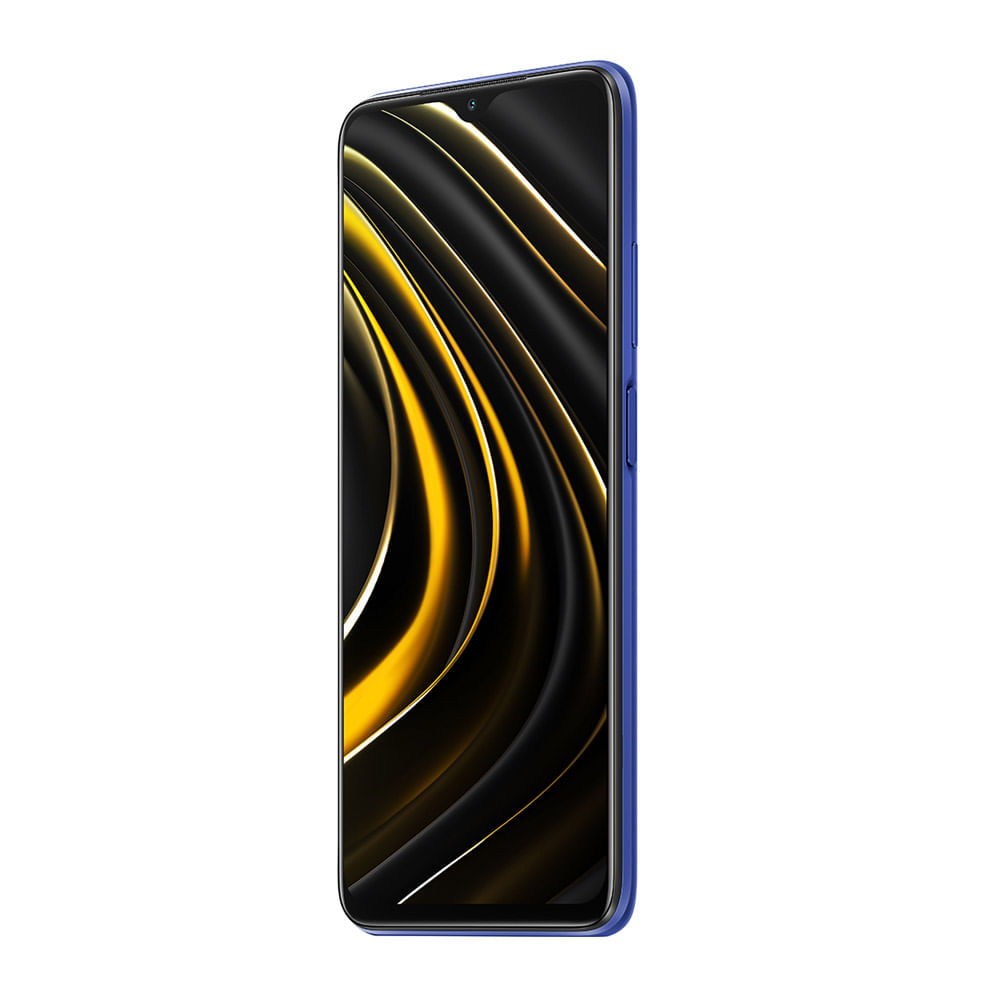 Imagen 2 del producto Celular Xiaomi Poco M3 128GB, 4GB RAM, cámara trasera 48MP y frontal 8MP, 6.52"", azul