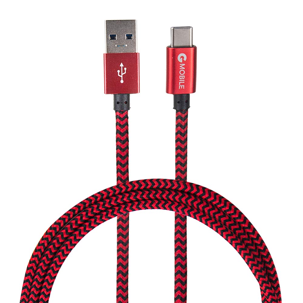 Imagen 1 del producto Cable tipo C a usb 3.0A Coolbox GMobile 15W rojo