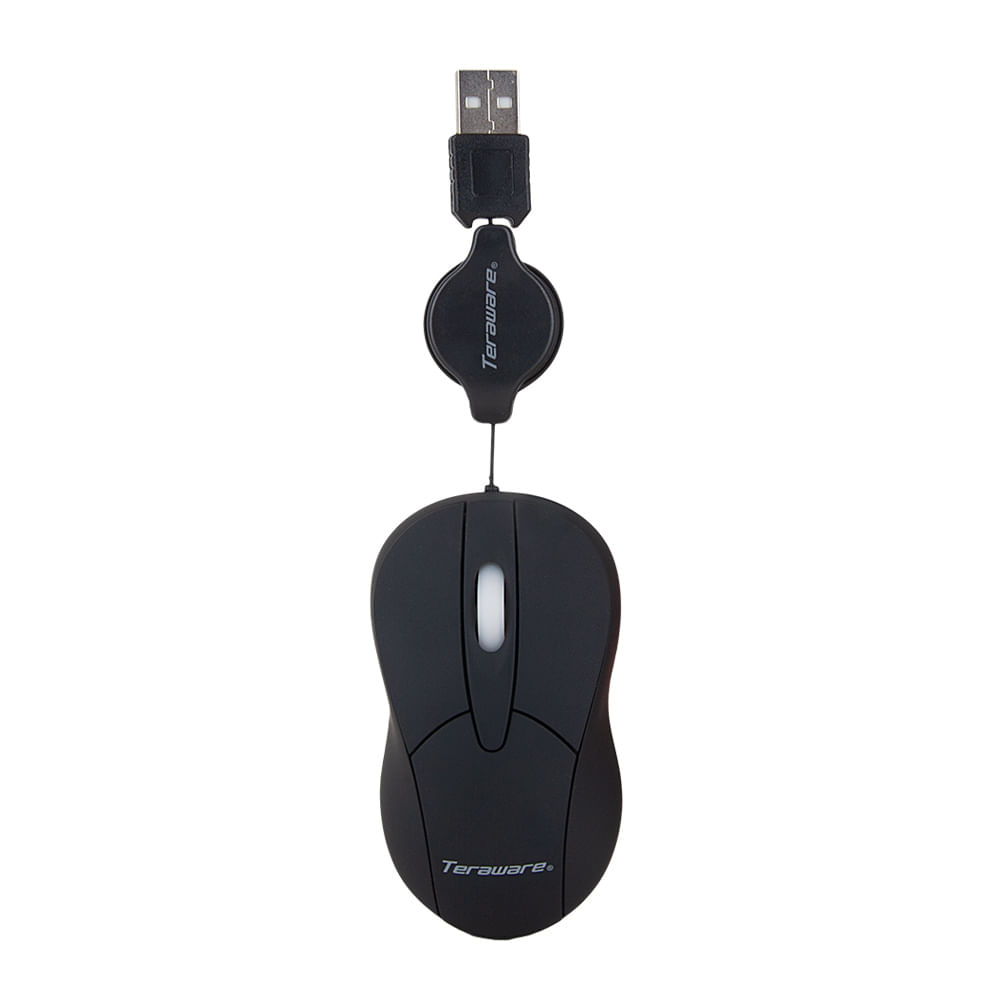 Imagen 1 del producto Mouse mini alámbrico Coolbox Teraware Alámbrico Coolbox Teraware, USB, 800 dpi, 3 botones, negro