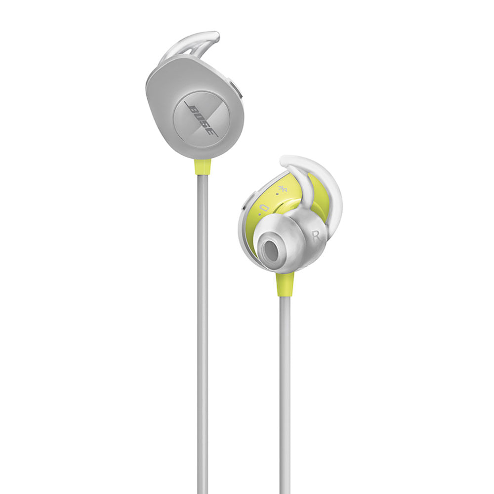 Imagen 2 del producto Audífonos bluetooth In Ear Bose SoundSport Pulse NFC resistente al agua, micrófono incorporado, máx. 5 horas, control de volumen y llamadas, citrom