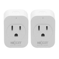 Pack x 2: Enchufe inteligente wifi Nexxt 220V, 1 toma corriente