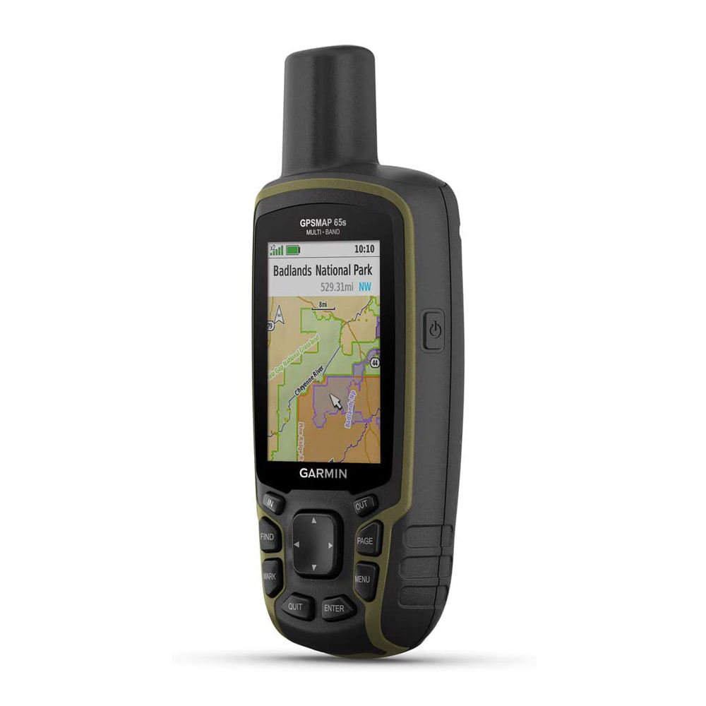 Imagen 2 del producto Navegador GPS Garmin glonass y galileo MAP 65S cartografía TopoActive sudamericana, 16GB, 16 horas, negro