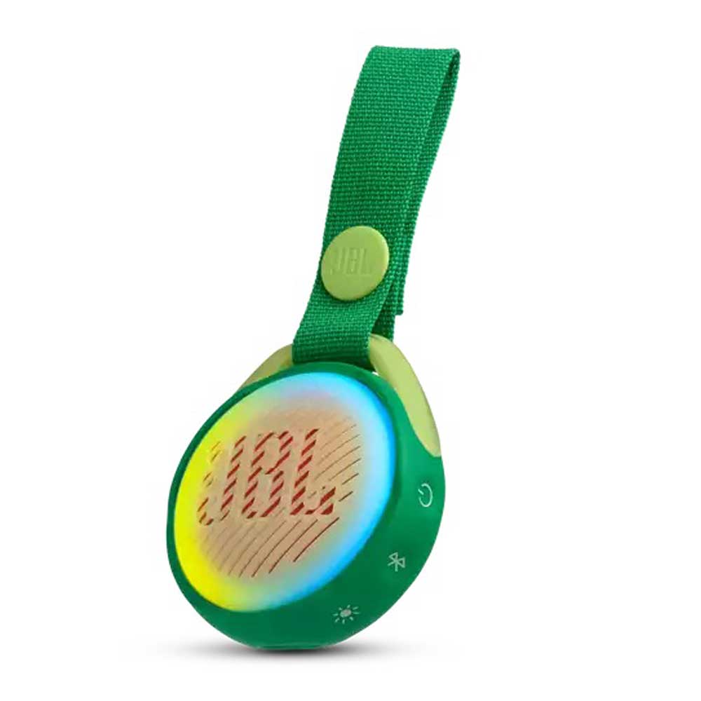 Imagen 2 del producto Parlante bluetooth JBL Jr Pop potencia 3W, resistente al agua IPX7, hasta 5 horas de reproducción, verde
