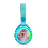 Parlante bluetooth JBL Jr Pop IPX7, máx. 5 horas, aqua teal