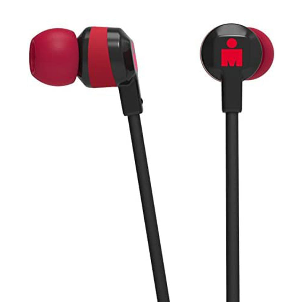 Imagen 2 del producto Audífonos bluetooth in ear Pioneer Ironman IPX4, micrófono incorporado, máx. 8 horas, control de volumen, rojo y negro