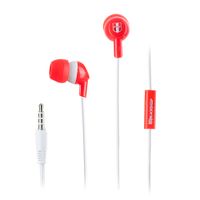 Audífonos in ear con micrófono Black Sheep Peruana conector 3.5 mm, control de música y llamadas, rojo
