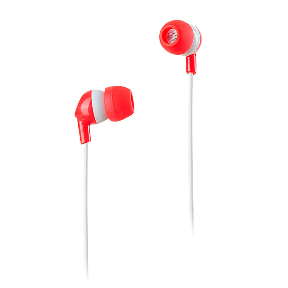Imagen 2 del producto Audífonos in ear con micrófono Black Sheep Peruana conector 3.5 mm, control de música y llamadas, rojo