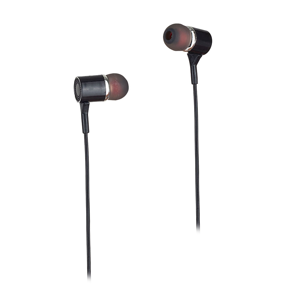 Imagen 2 del producto Audífonos in ear con micrófono Izuum cable espiral, 3.5 mm, control de llamadas, negro