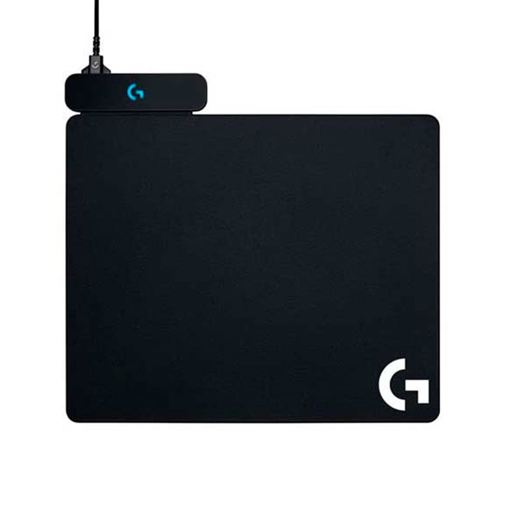 Imagen 2 del producto Mouse pad Logitech Powerplay Lightspeed con carga inalámbrica M, 34.4cm x 32.1cm, antideslizante, RGB